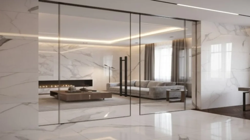 Partition designs between living dining
