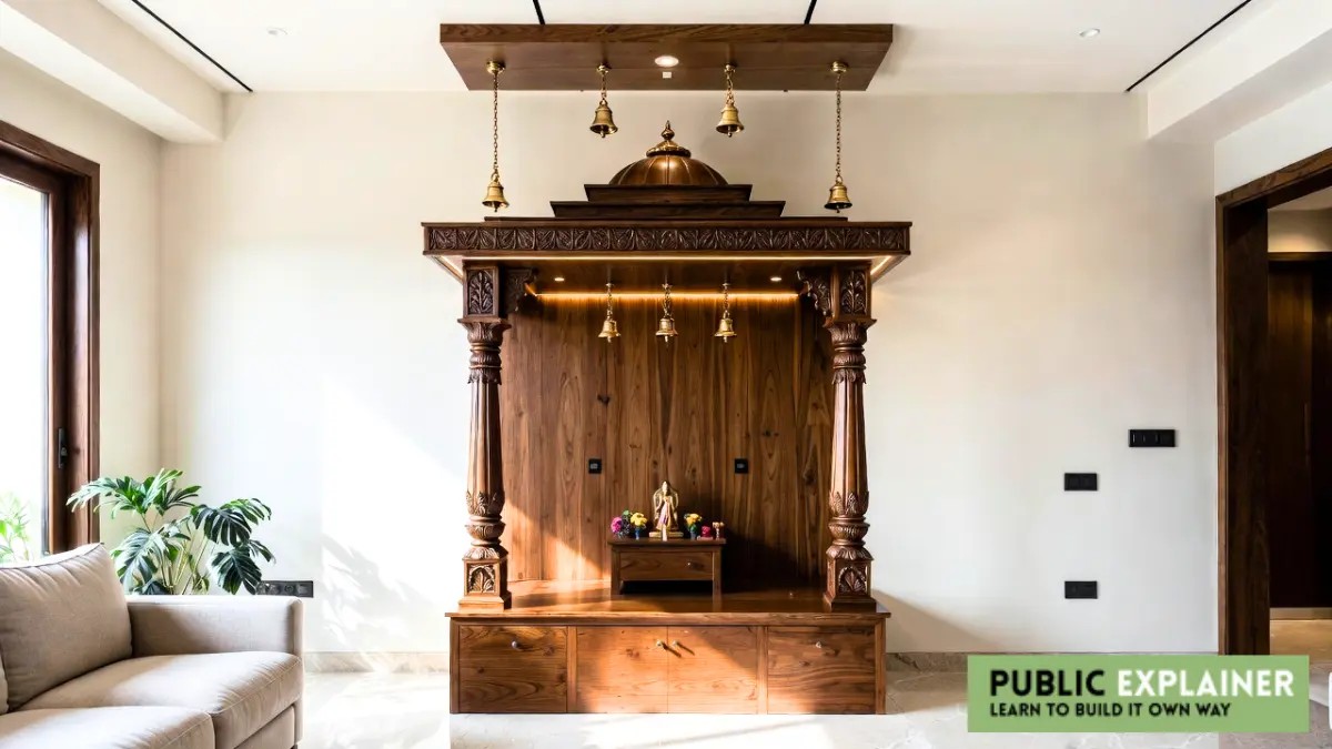 Mandir Design For Home - 10 Best trendy modern Mandir Design