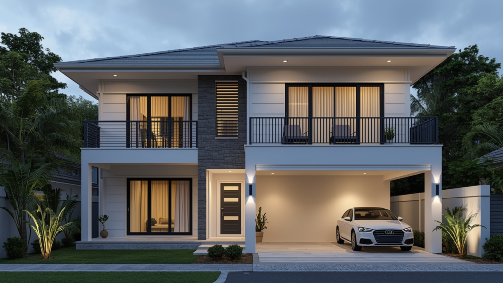 Best 5 Low budget simple two storey house design
