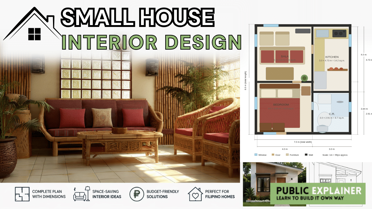 Small House Interior Design | Best Floor Plan, Budget, Drawing
