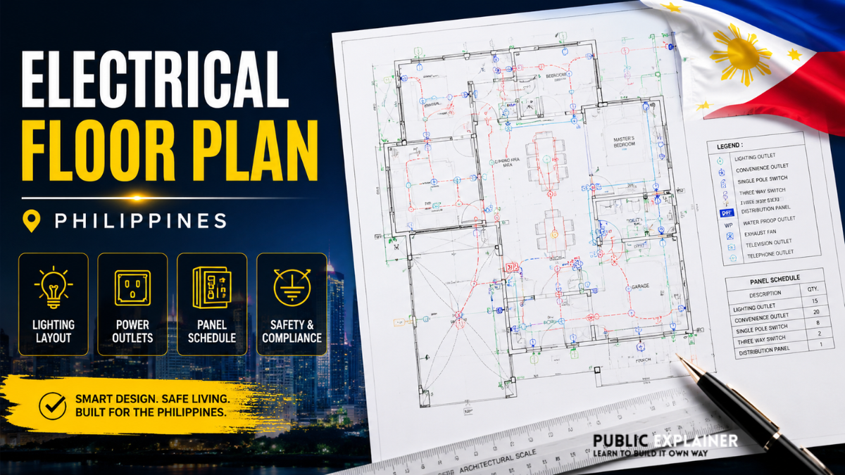 Small House Electrical Floor Plan Philippines