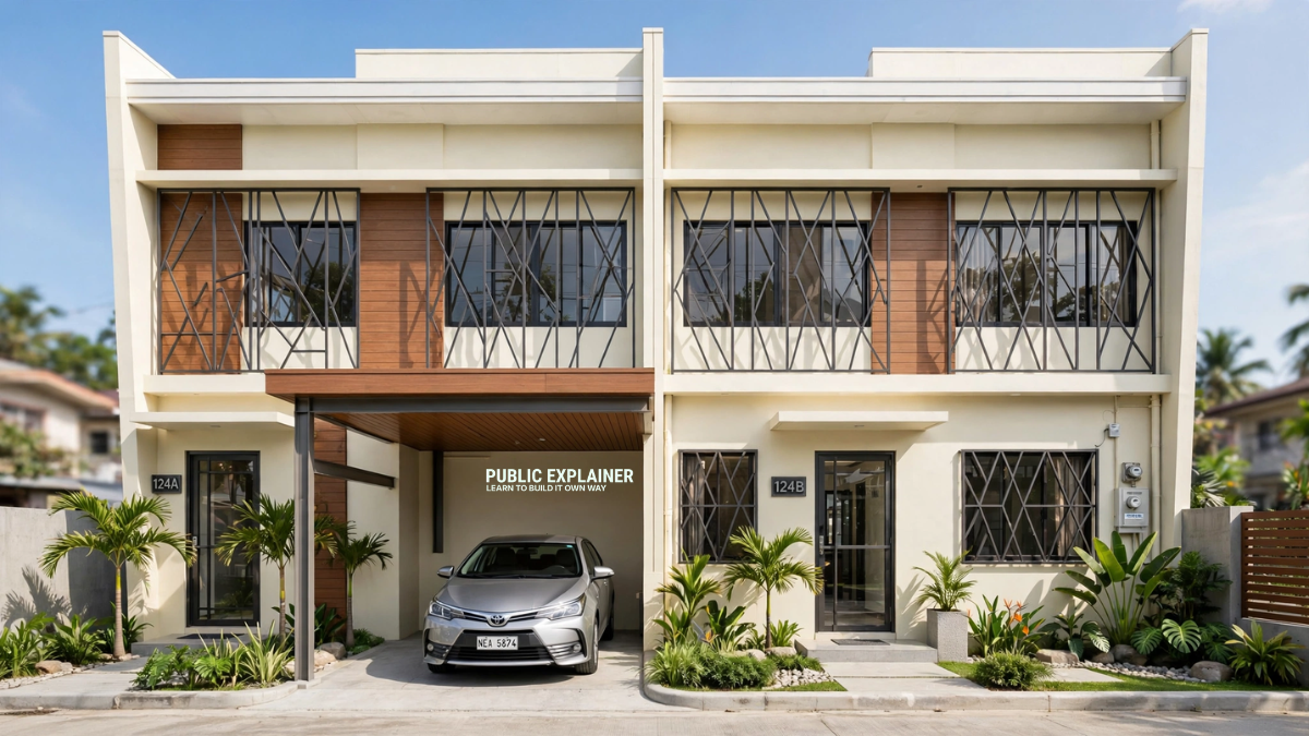 80 sq Meters House Design​ - 2D Floor plan, Material cost and Essential Construction Tips in Philippines.